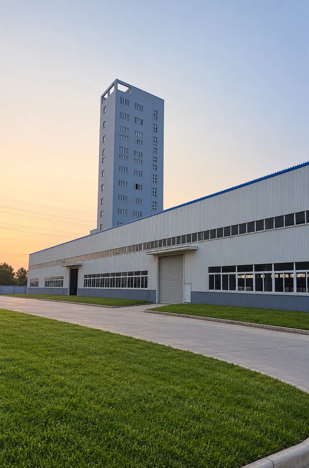 Compounding factory and soaking tower